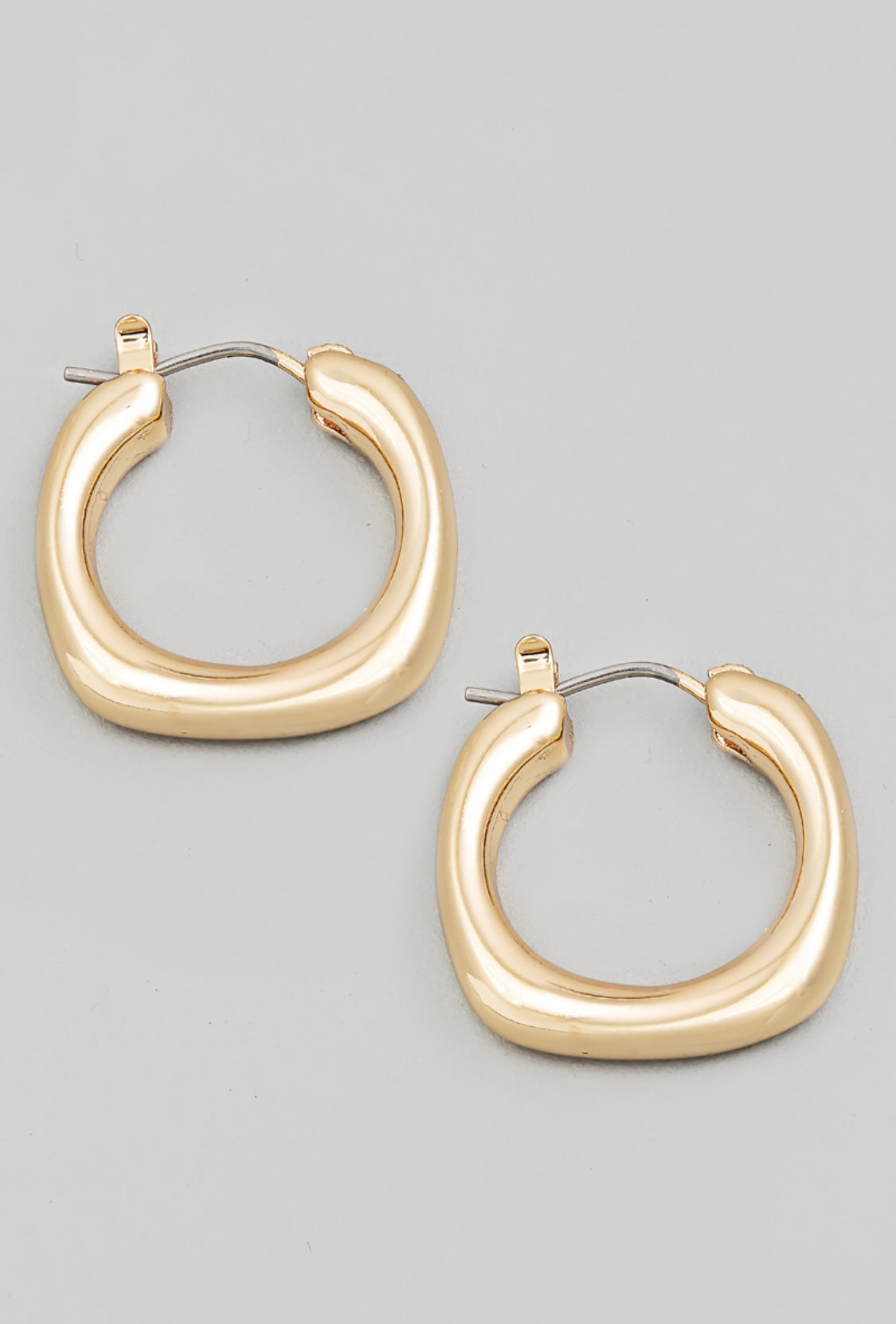 Smooth Edged Hoop Earrings