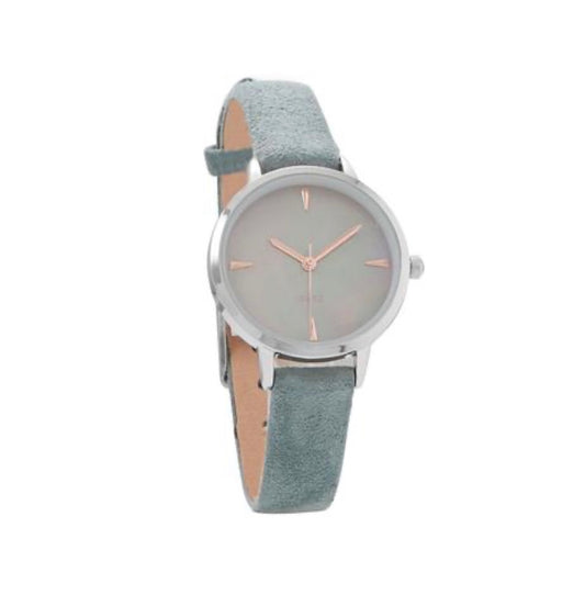 Teal Suede Fashion Watch