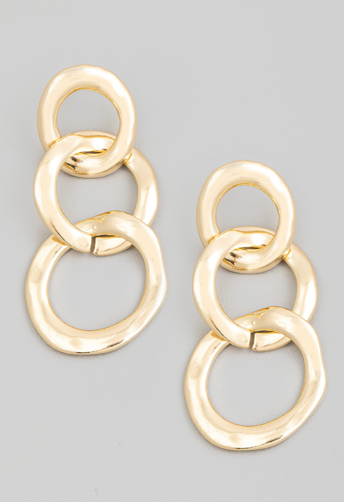 Circle Chain Earrings