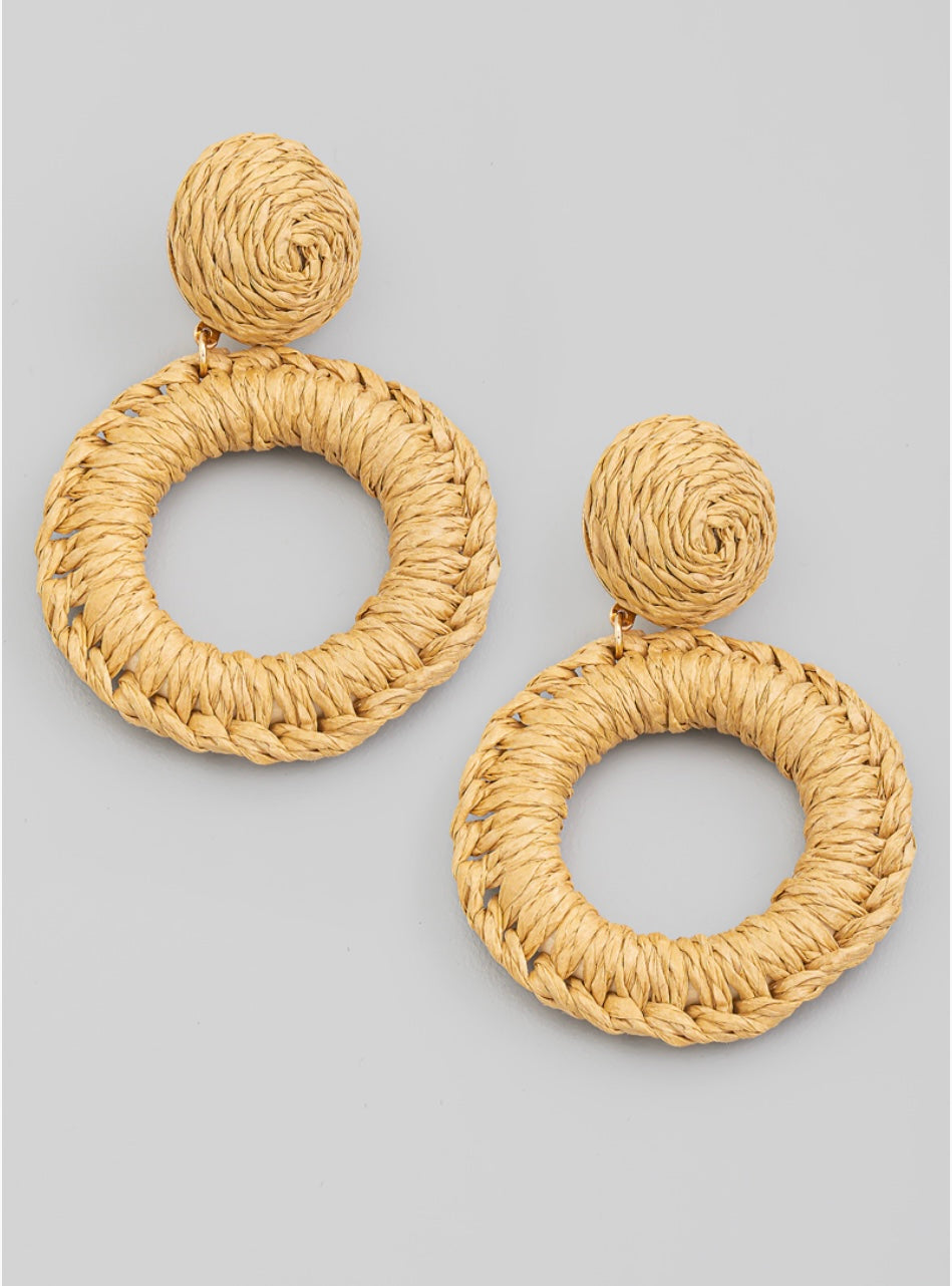 Braid Drop Earrings